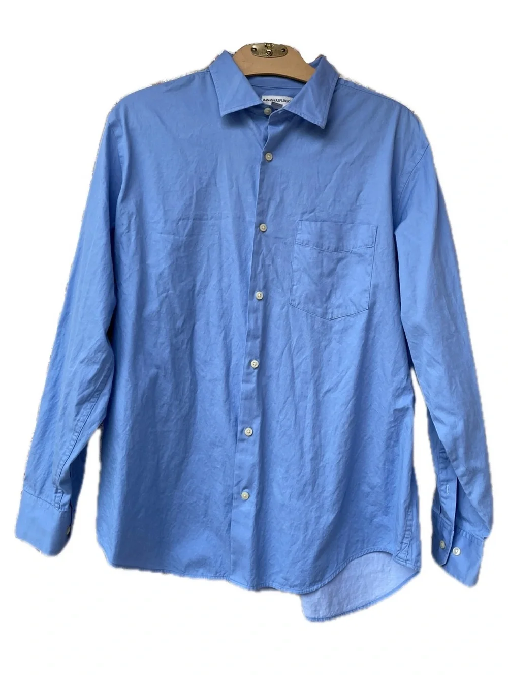♦️5/$15♦️ Banana Republic | Baby Blue Button Down Dress Shirt